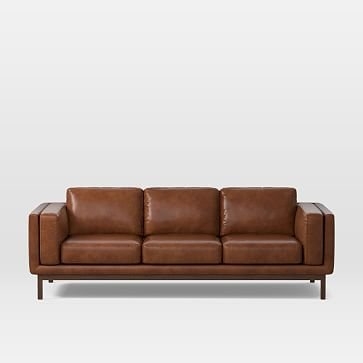Dekalb Grand Sofa 96", Weston Leather, Molasses - Image 1