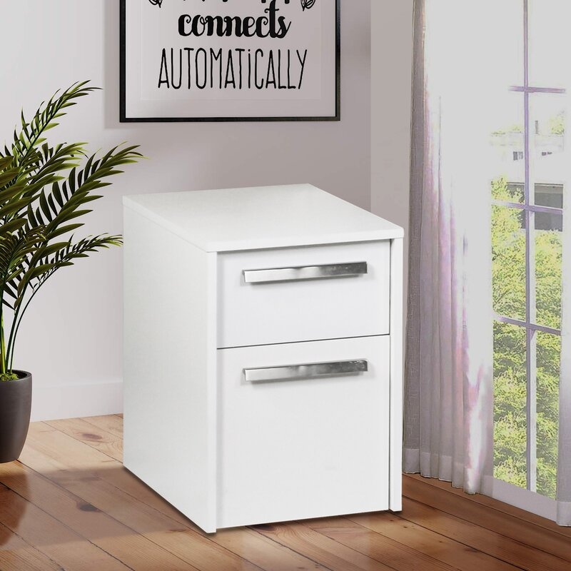 Allenville 2-Drawer Mobile Vertical Filing Cabinet