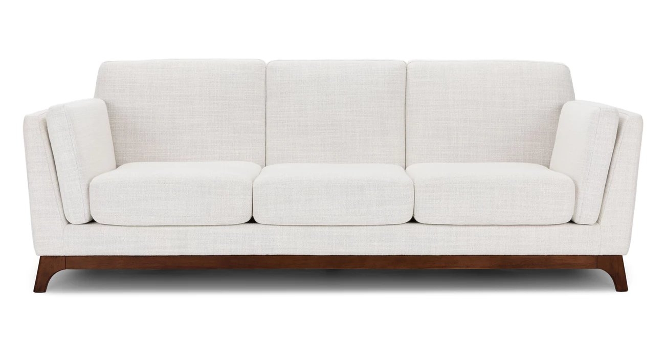 Ceni Fresh White Sofa - Image 0