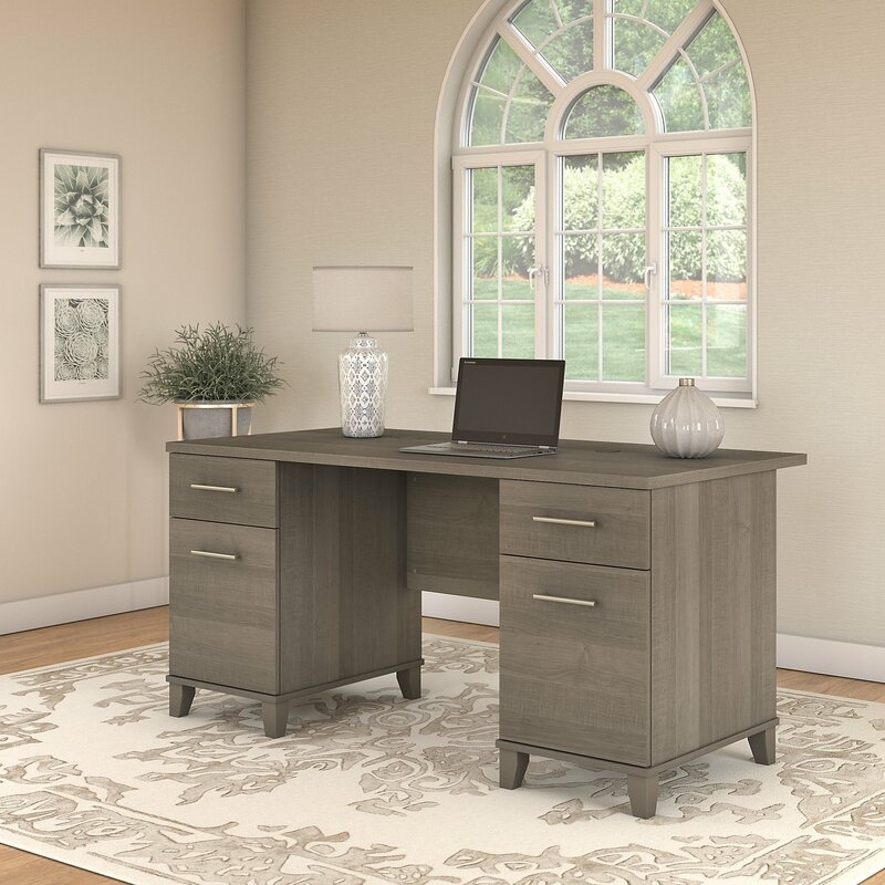 Kirchoff 4 Drawer Executive Desk - Image 0