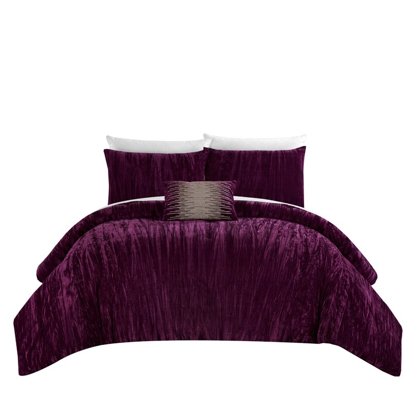 King Plum Dotson Comforter Set - Image 0