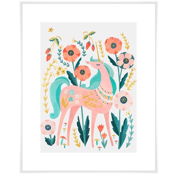 Arnulfo Sweet Unicorn Paper Print - Image 0