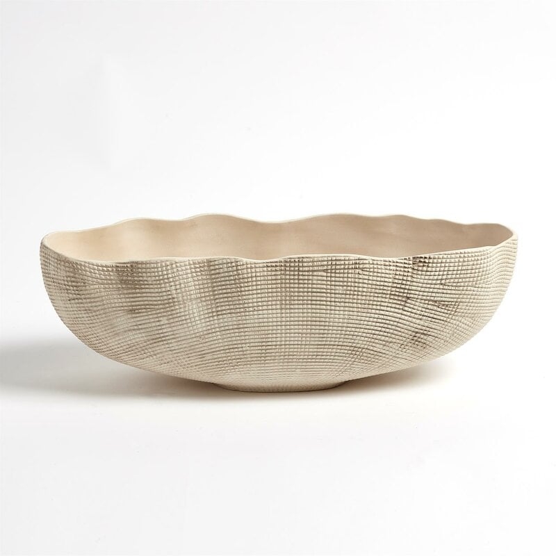 Global Views Sisal Oval Bowl - Image 0