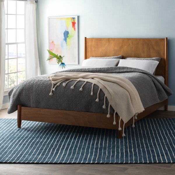Parocela Panel Bed, Acorn, King - Image 0