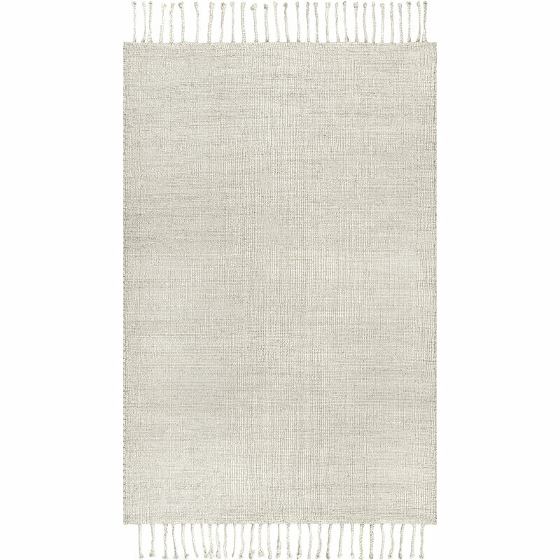 Lenore Hand-Knotted Off White Area Rug - Image 0
