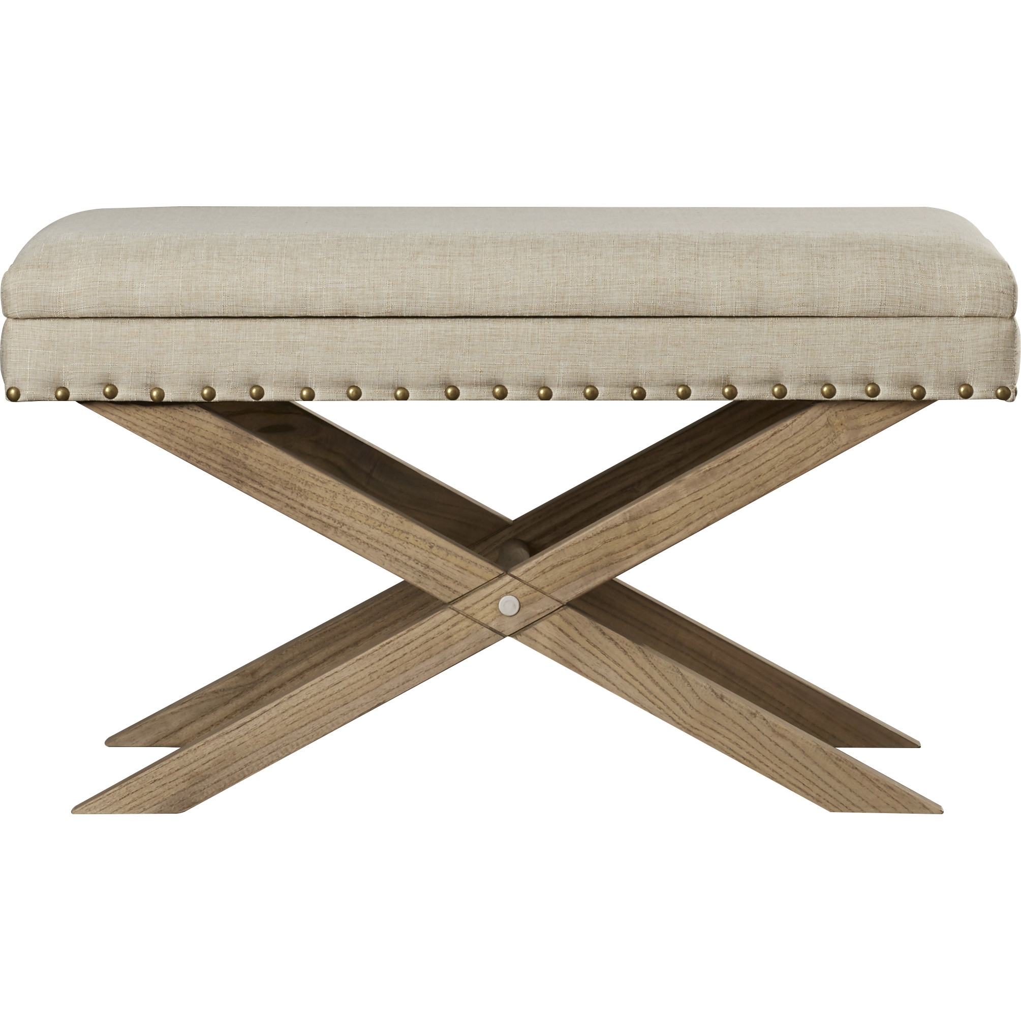 Galega Wood Storage Bedroom Bench - Image 1