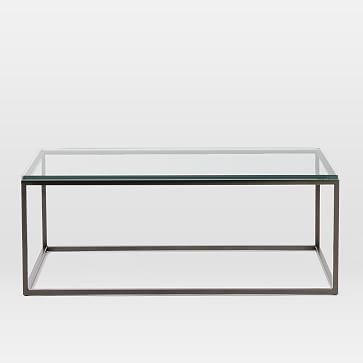 Box Frame Coffee Table, Glass - Image 2