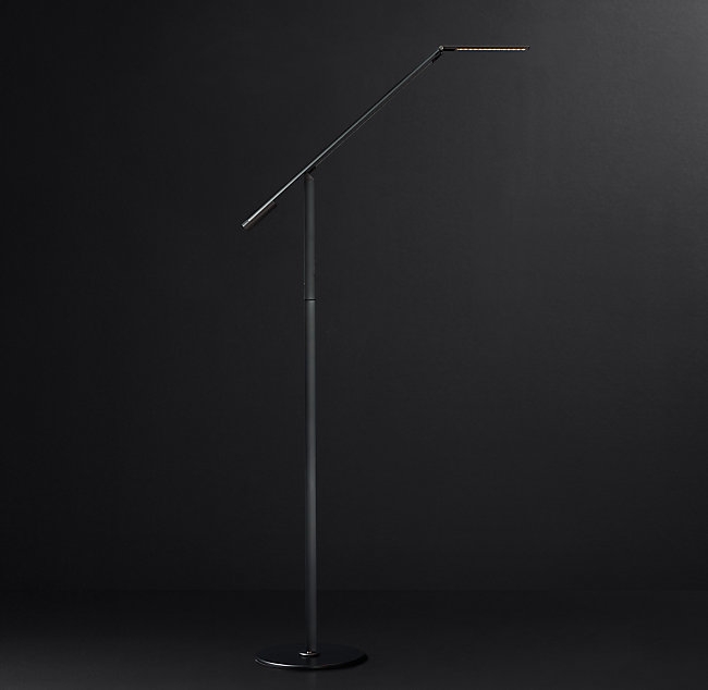 EQUO LED TASK FLOOR LAMP BRONZE - Image 0