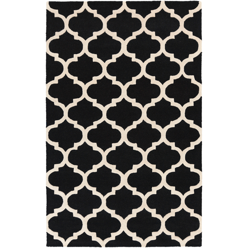 Pollack Black Indoor 2' x 3' Handmade Rug - Image 0