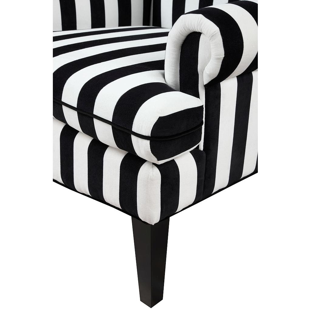 Alexandria Velvet Wingback Chair - Image 2