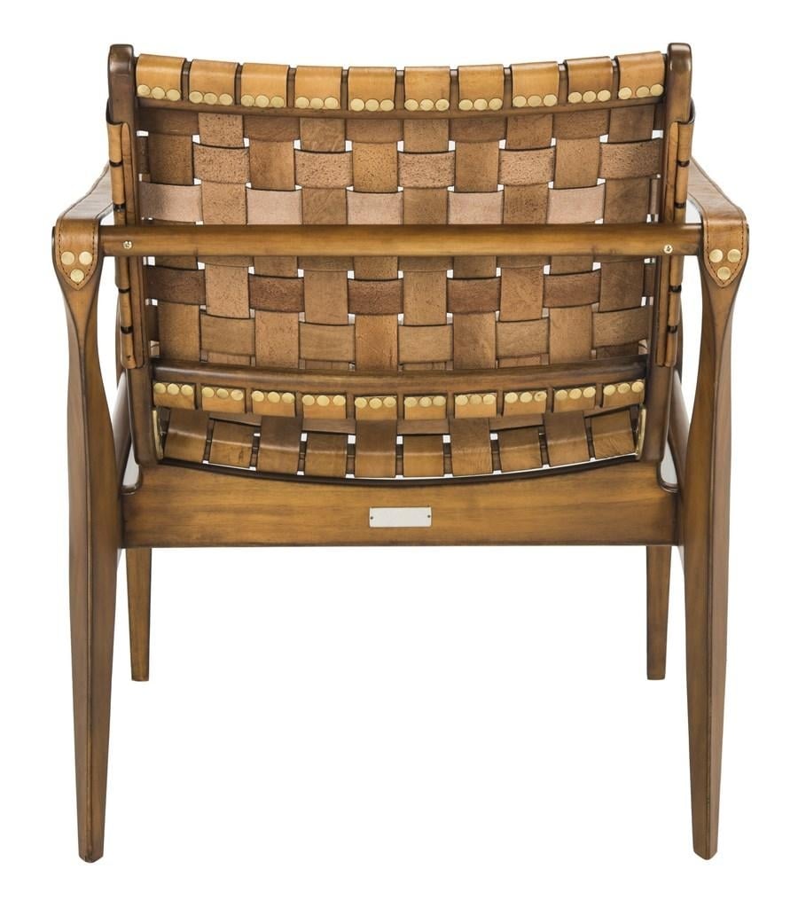 Dilan Leather Safari Chair - Image 3