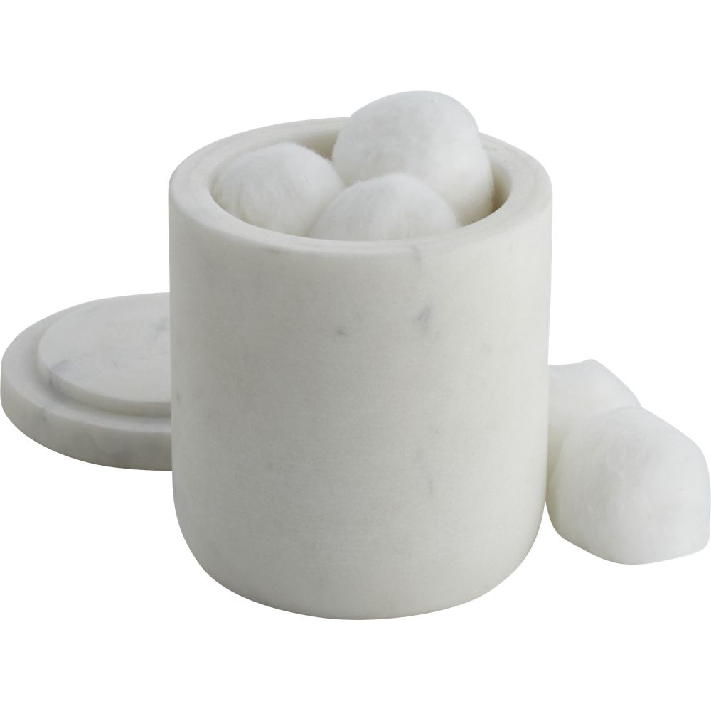 small marble canister - Image 0