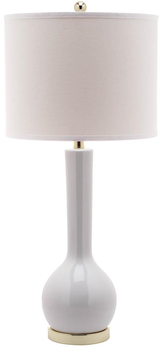 Mae 30.5-Inch H Long Neck Ceramic Table Lamp - White - Arlo Home - Image 0