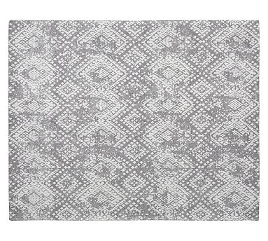 Zahara Synthetic Rug, Gray, 8 x 10' - Image 1