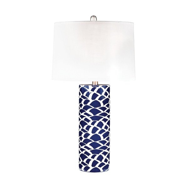 Scale Sketch 28'' High 1-Light Table Lamp - Navy - Image 0
