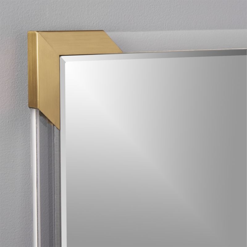 "Demi Acrylic Floor Mirror 31.5""x75.5""." - Image 2