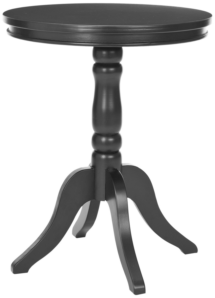 Vivienne Round Top Side Table - Black - Arlo Home - Image 0