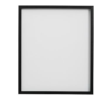 Floating Wood Gallery Frame, 20x24 (21x25 overall) - Black - Image 1