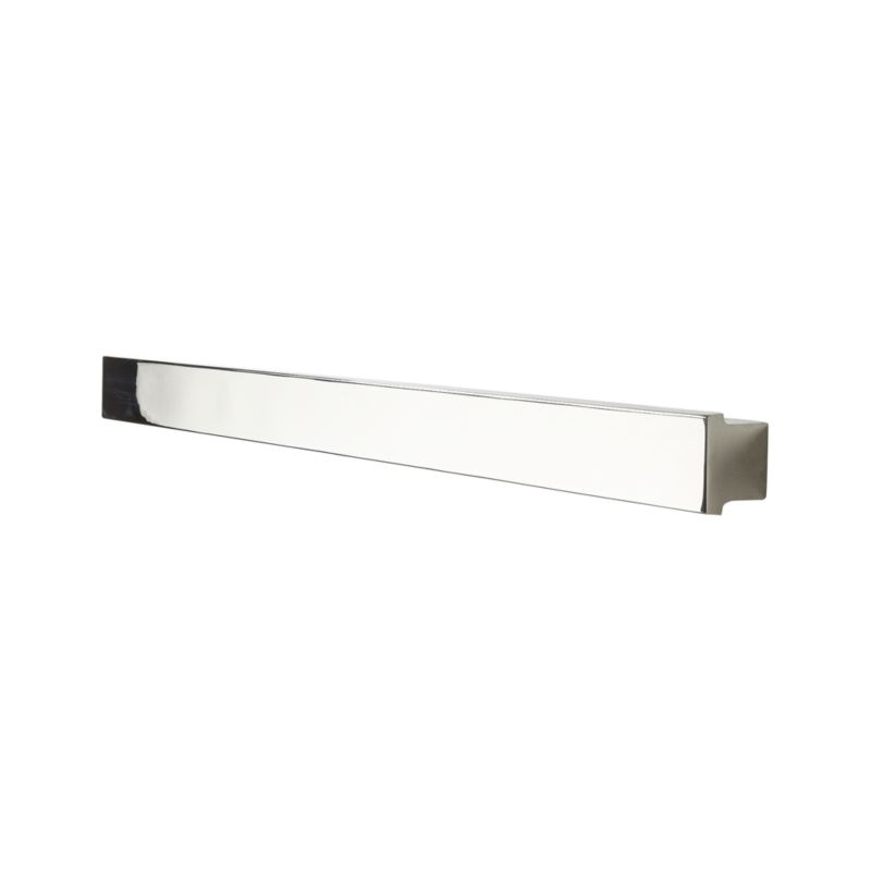 Metallic Silver Wall Shelf - Image 1