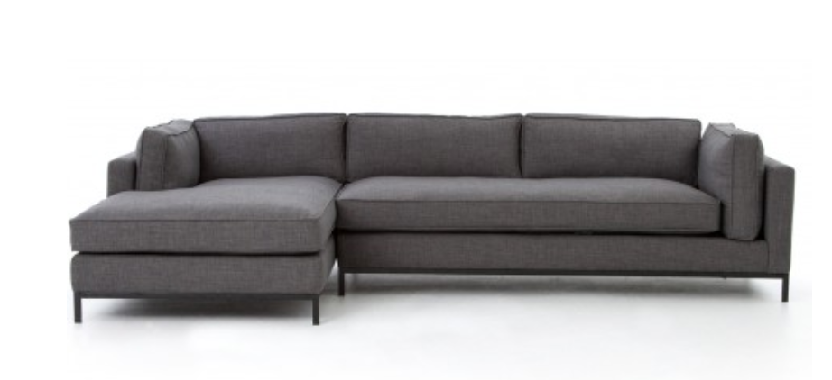 FRITZIE SECTIONAL, CHARCOAL - Image 0