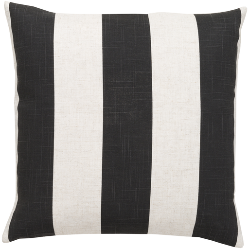 Simple Stripe Throw Pillow, 22" x 22", with poly insert - Image 1