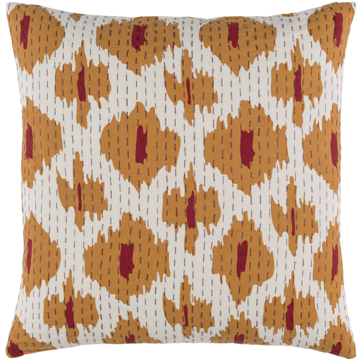 Kantha 18" Pillow with Down Insert - Image 1