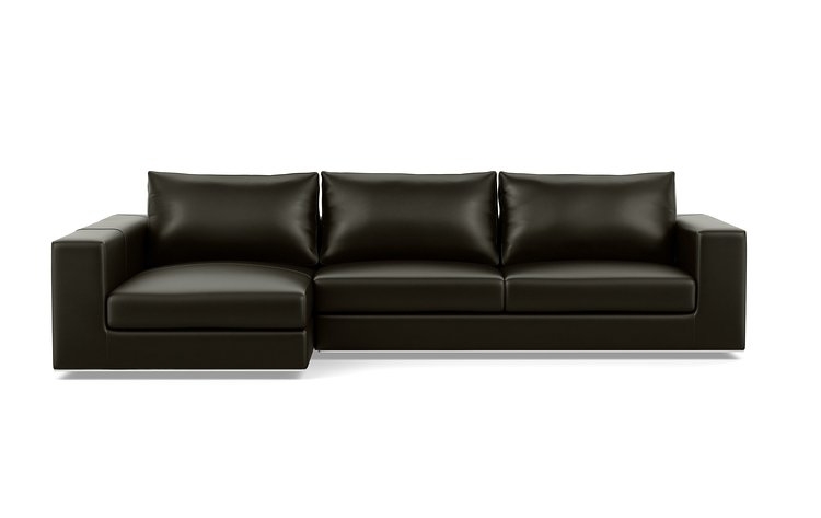 Walters Leather Sectional Sofa with Left Chaise - Image 0