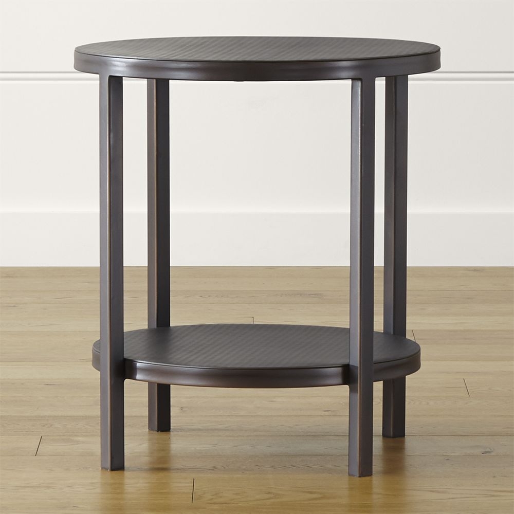 Echelon Round Side Table with Shelf - Image 9