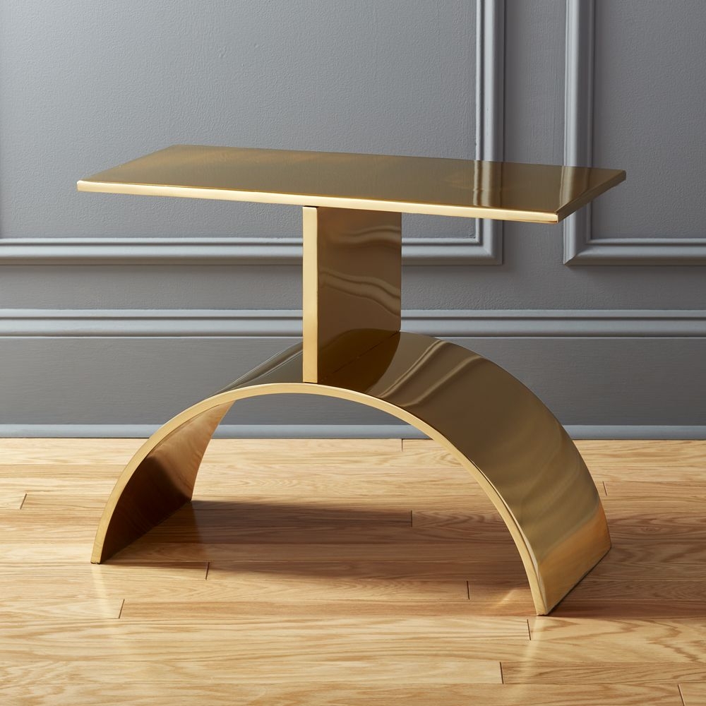 Curve Gold Side Table - Image 0
