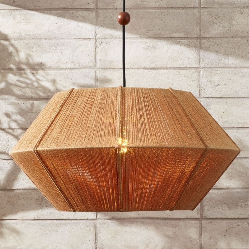 Love One Another Natural Pendant Light - Image 1