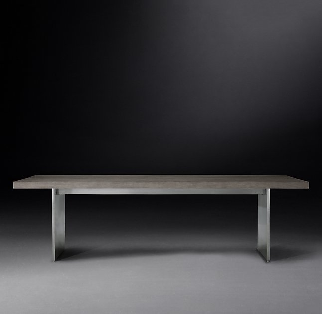CHANNEL RECTANGULAR DINING TABLE 84" - Image 0