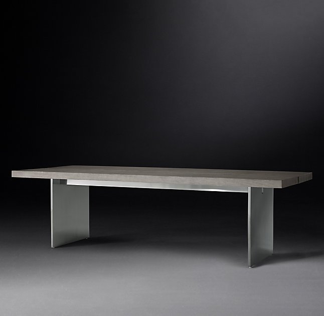 CHANNEL RECTANGULAR DINING TABLE 84" - Image 1