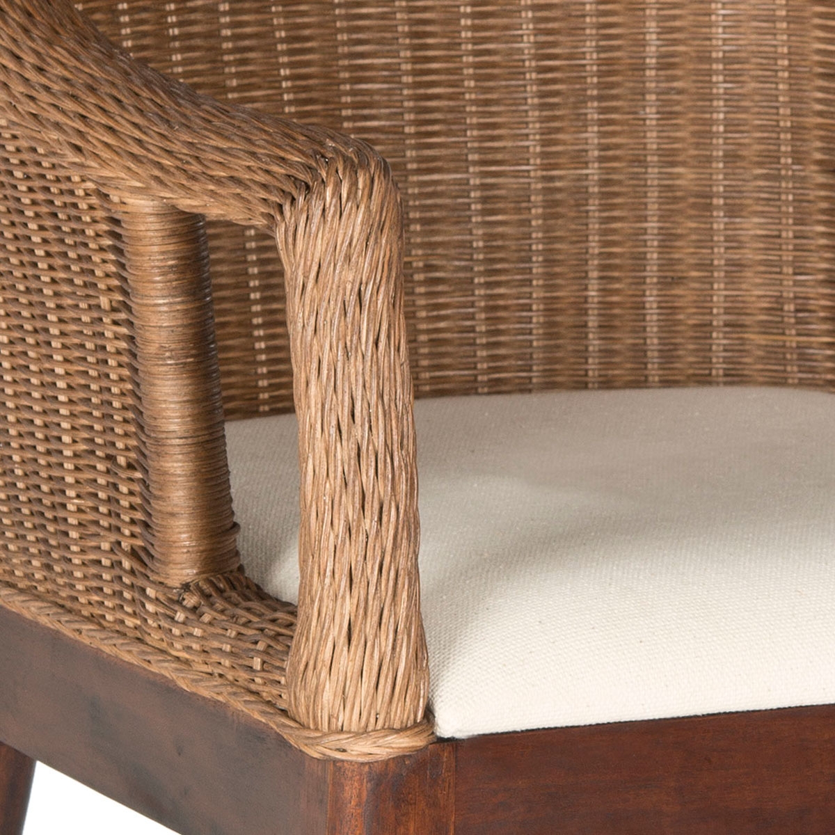 Enrico Arm Chair - Multi Brown - Safavieh - Image 3