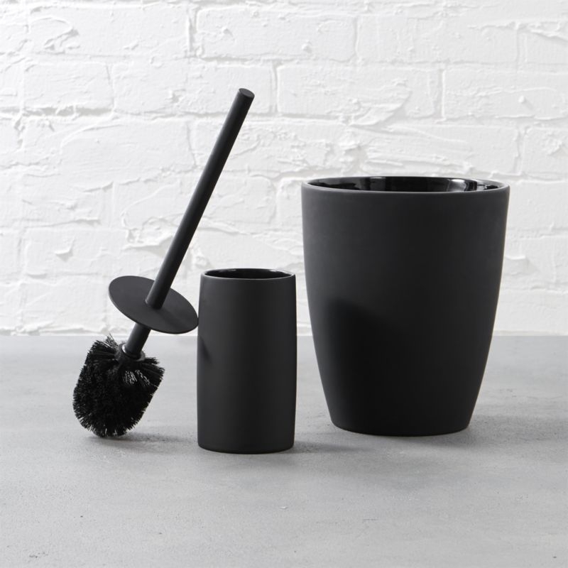 Rubber-Coated Black Toilet Brush - Image 3