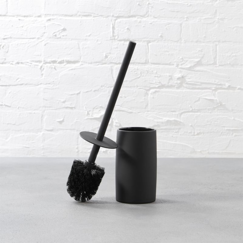 Rubber-Coated Black Toilet Brush - Image 5