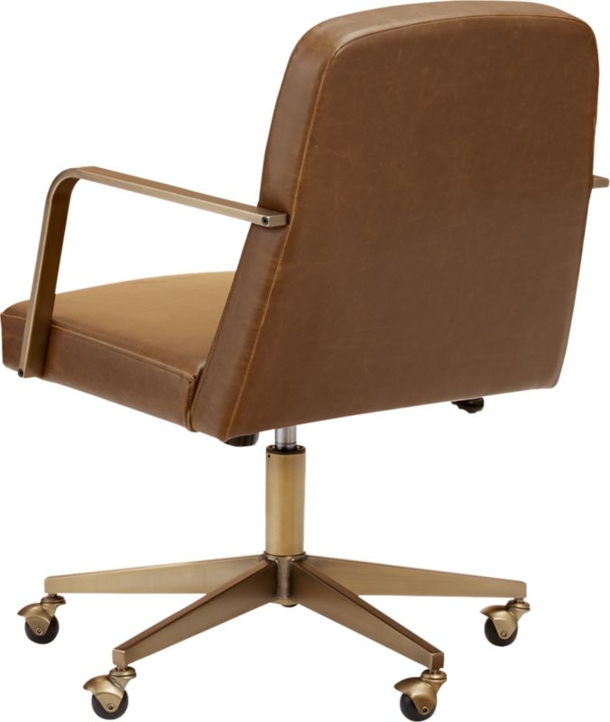 Draper Faux Leather Office Chair - Image 5