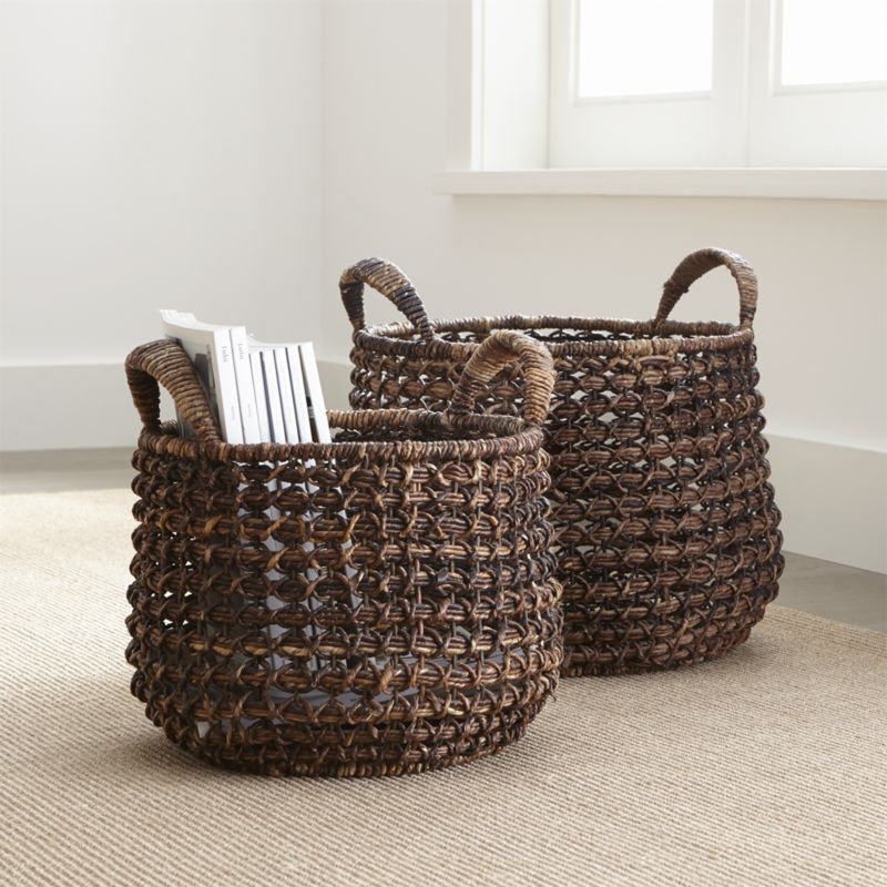 Zuzu Round Handwoven Basket - Image 8