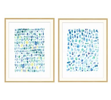 Seaglass Prints, Set of 2 - Image 1