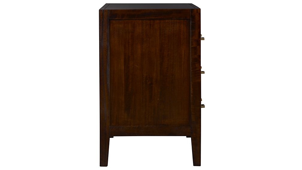 Dawson Dark Brown Wood 6-Drawer Dresser - Image 1