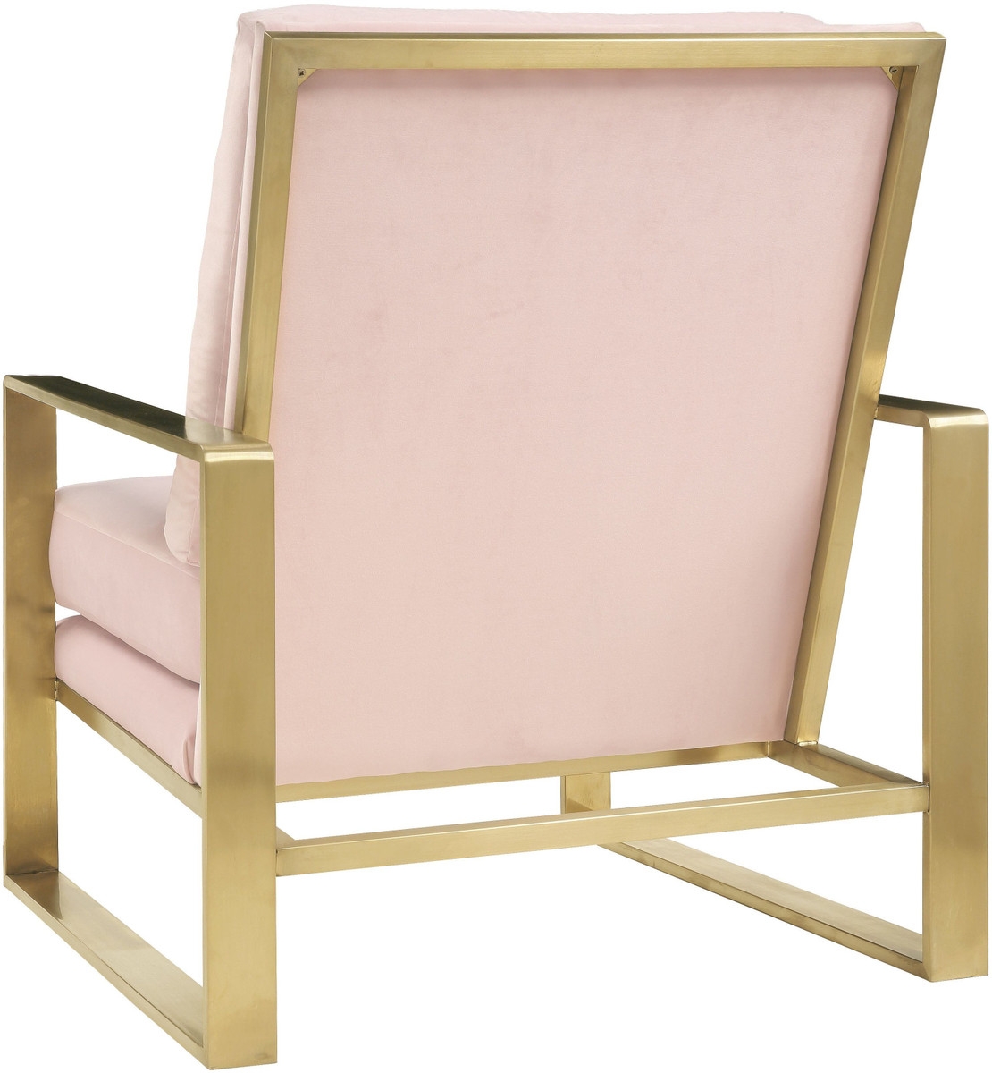 Zara Blush Velvet Chair - Image 1