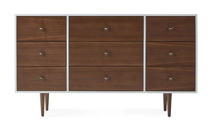 Blythe Mid Century Modern Dresser - Walnut - Image 0