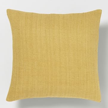 Silk Handloomed Pillow Cover , 20"x20", Horseradish - Image 1