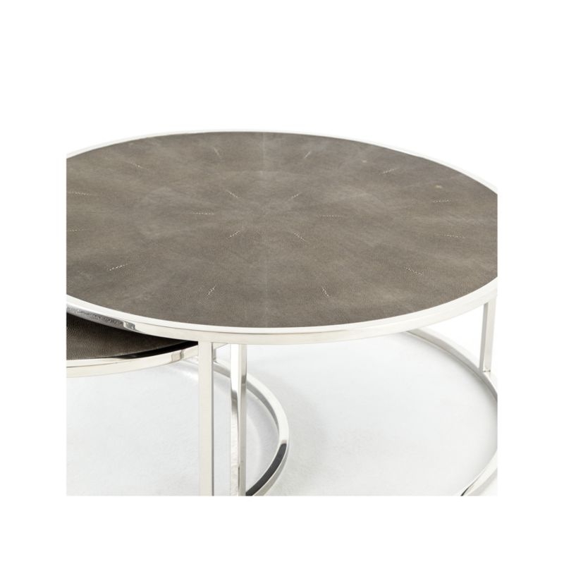 Keya Stainless Steel Nesting Coffee Tables - Image 5