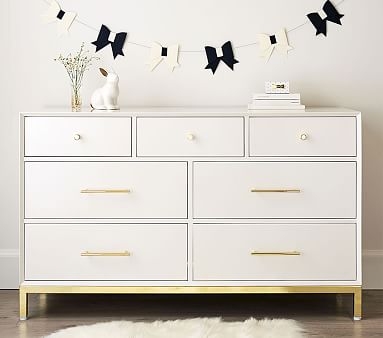 Flynn Extra-Wide Dresser, Simply White - Image 0