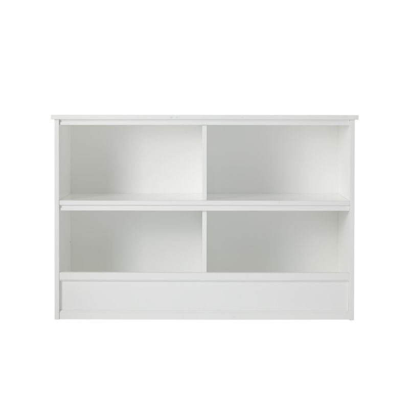 Horizon Wide White Bookcase - Image 3