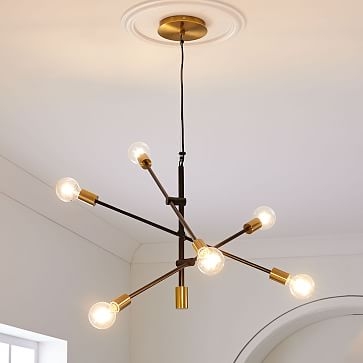 Mobile Chandelier, Two-Tone, 29" - Image 1