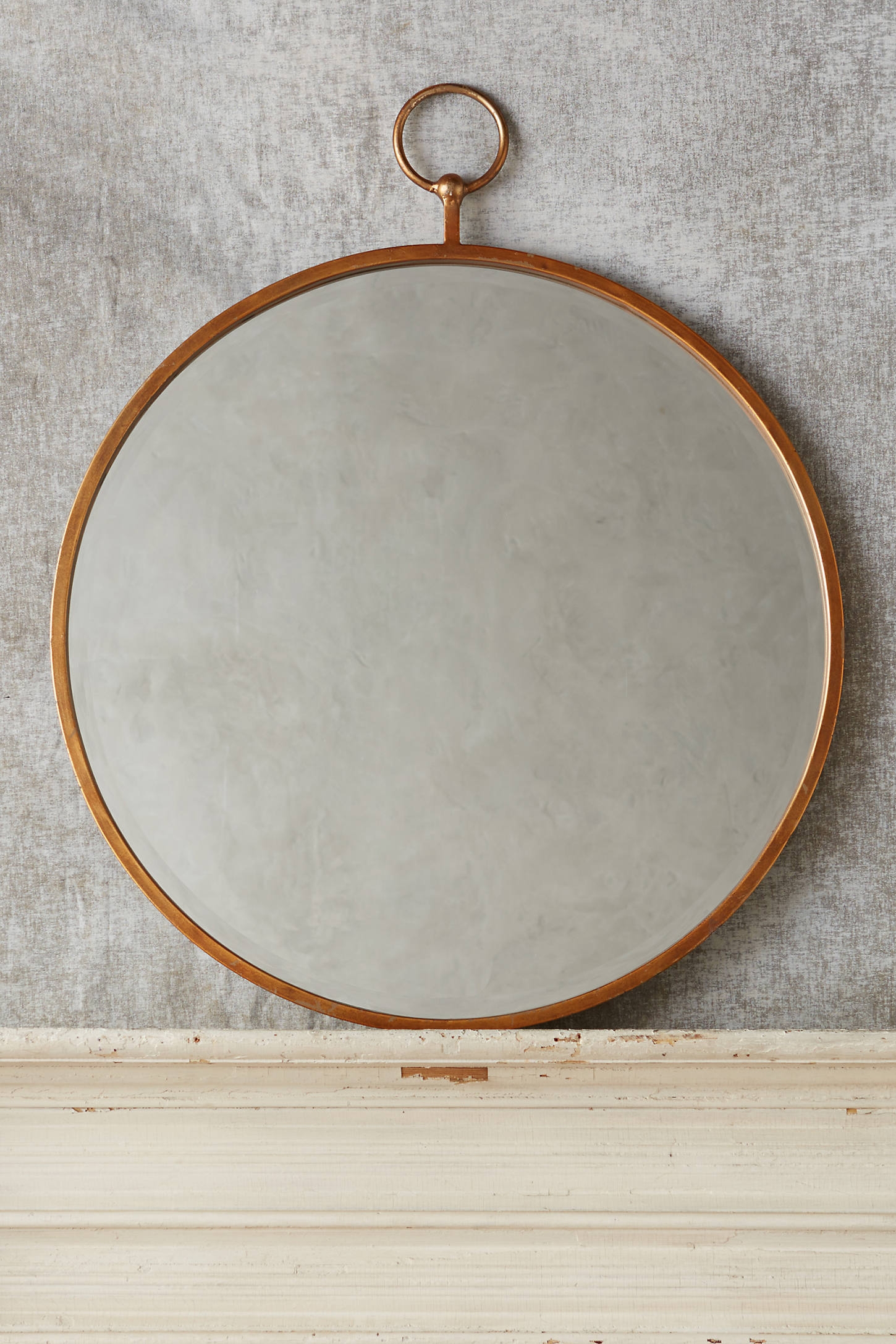 Hoop Mirror By Anthropologie in Brown - Image 0