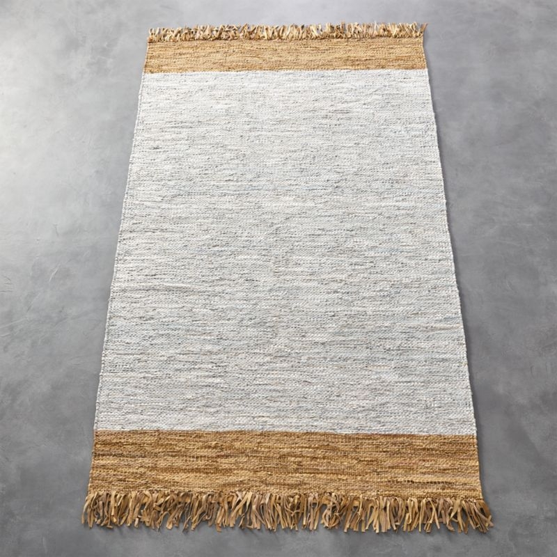 Natural Leather Dressage Area Rug 5'x8' - Image 4