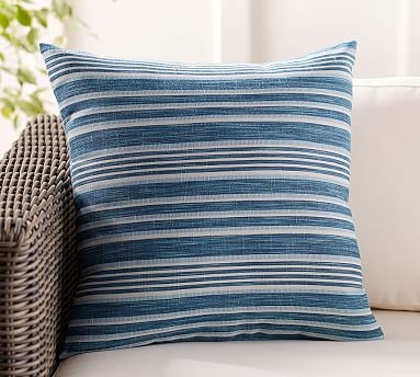 Melilla Indoor/Outdoor Pillow, 20", Blue Multi - Image 1
