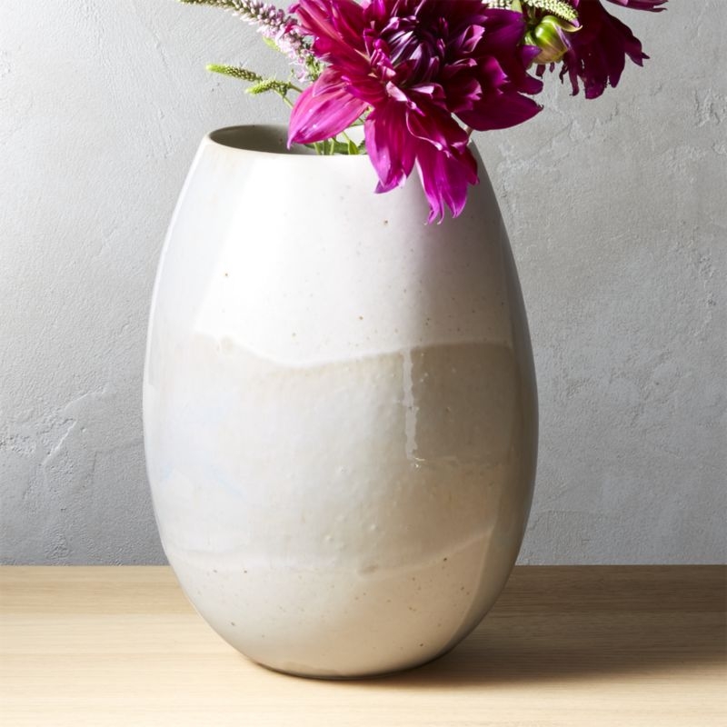 Diego Ivory Speckled Vase - Image 2